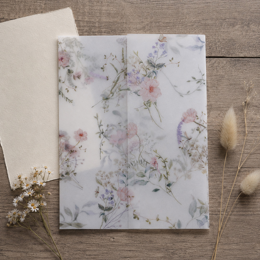 20/50 stuks vellum-wikkel met  - Wedding Envelopes recensie en prijs