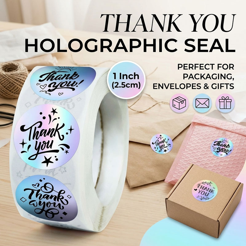 Laser Bedankstickers Holografi - Wedding Envelopes recensie en prijs