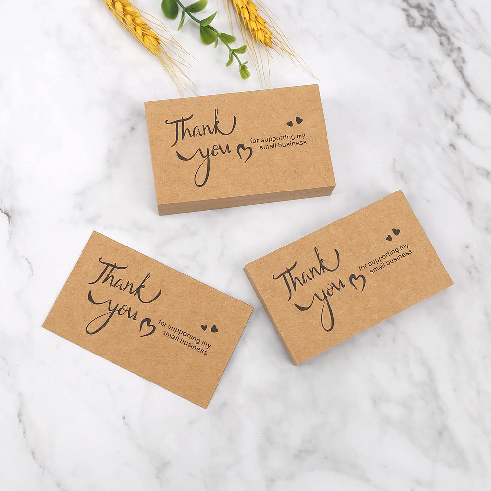 50 stuks bedankkaarten kraftpa - Wedding Decor Supply Store recensie en prijs