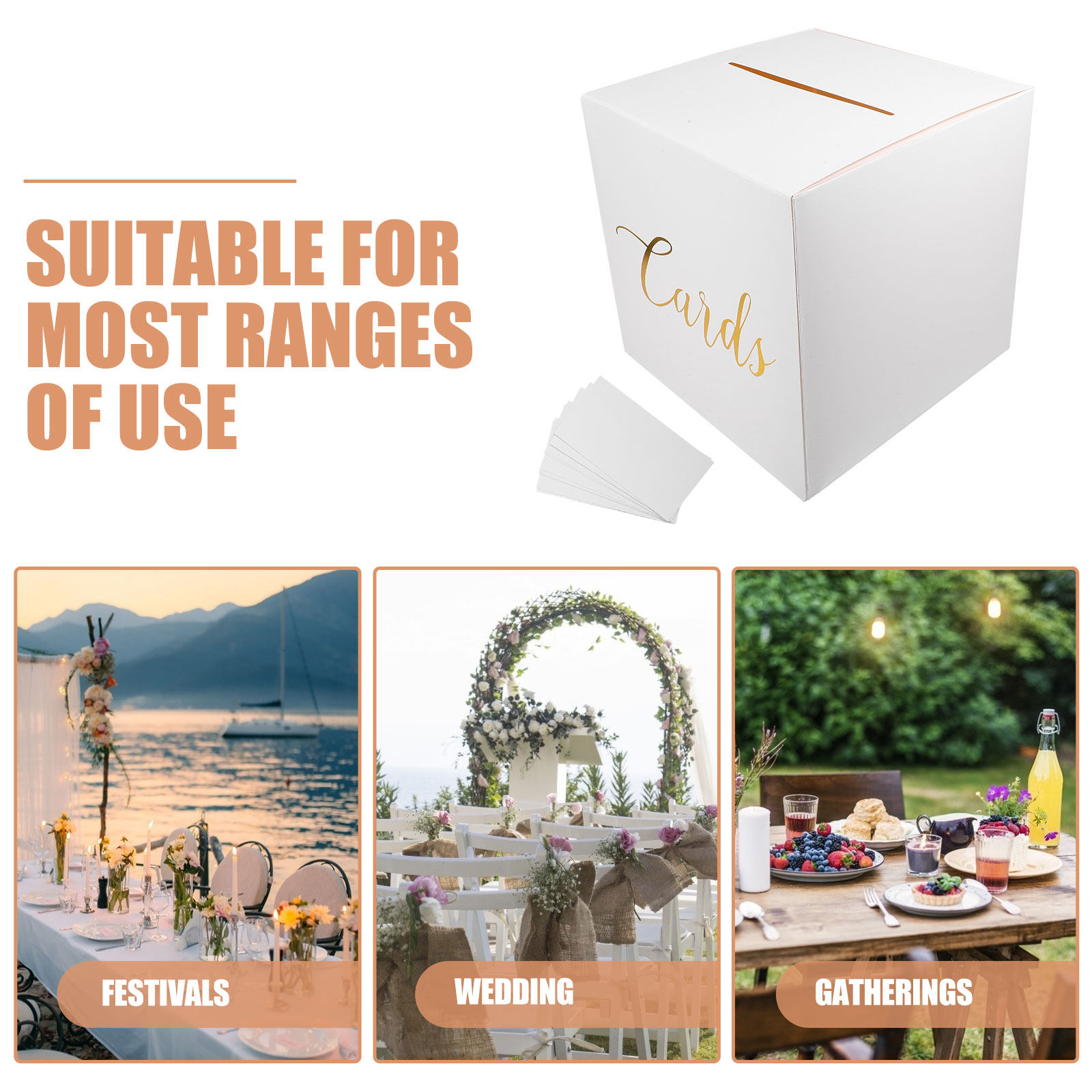 1 set bruiloftskaartdoosjes, e - Wedding Card Box recensie en prijs